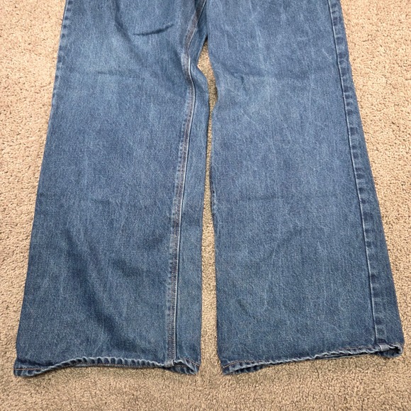 Old Navy Wide Leg Jeans Womens 10 Extra High Rise Baggy Y2K Skater 90s‎ Style - Picture 4 of 14